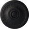 Ekena Millwork Bailey Ceiling Medallion (Fits Canopies up to 4"), Hand-Painted Steel Gray, 18 1/8"OD x 3/4"P CM19BISGS - alternate 1